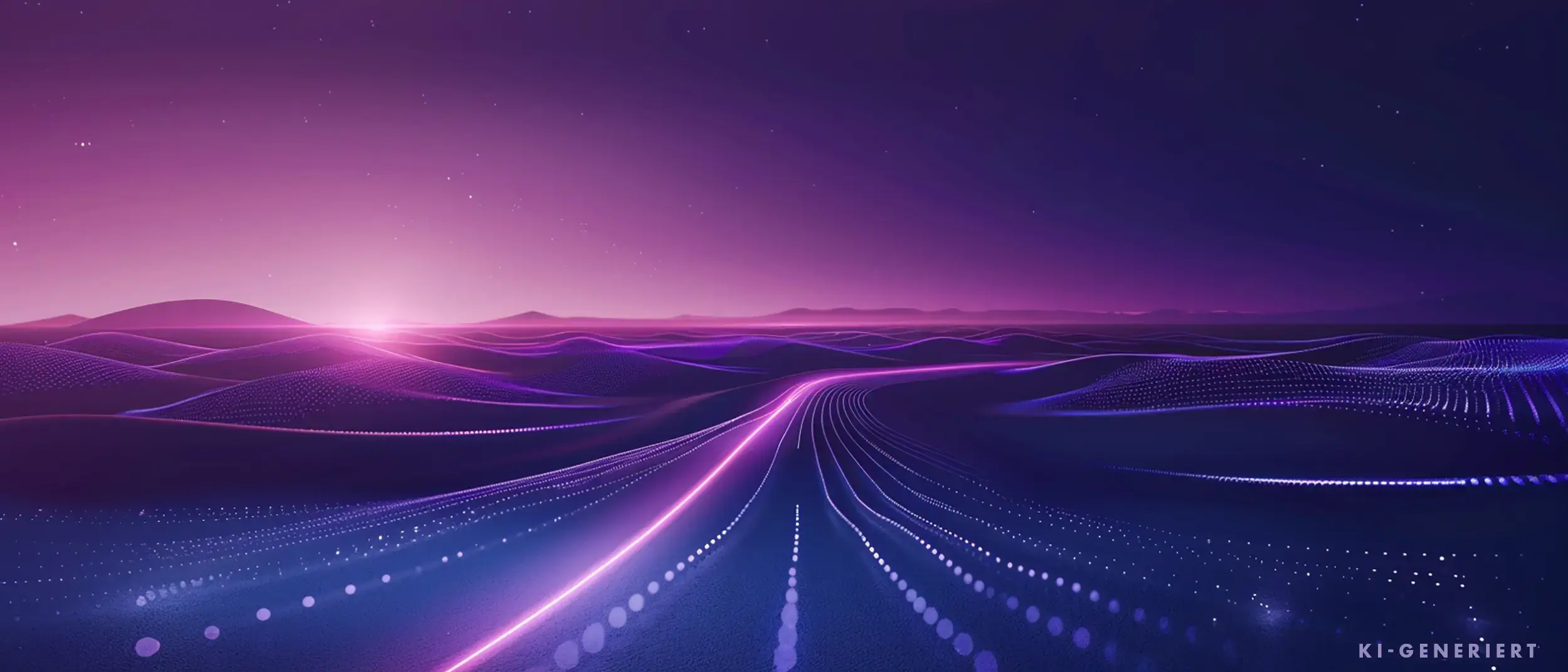 Digitaler Pfad als Symbol für strukturierte Odoo Implementierung