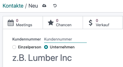 ODOO Benutzererweiterung Feld Kundennummer