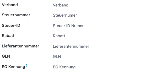 ODOO Benutzererweiterung Feld GLN